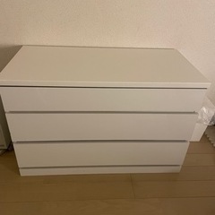 鏡面ローチェスト　完成家具