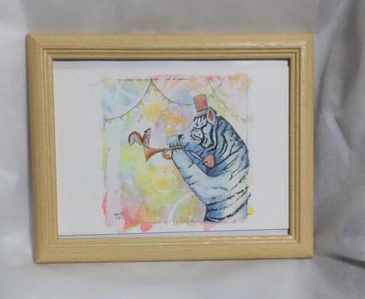 絵画◆画家Yoshi原画ホワイトタイガー