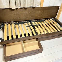 MUJI ソファベッド 大容量収納2点、新品未開封のカバーセット付