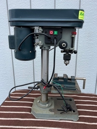 ■卓上ボール盤 HI STEEL DRILL PRESS DP-250V 100V■卓上小型ボール盤 13mmチャック 藤原産業■ジャンク品扱い 通電確認済み