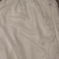 430x120cm 半透明の白いカーテン - 良好な状態