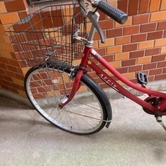 赤のイオンの自転車です(明日引き取り限定で値下げします)