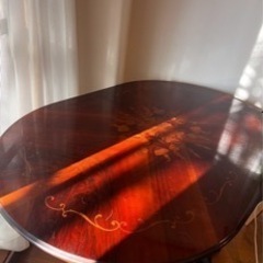 象嵌ダイニングテーブル今月中引き取りで10000円引き