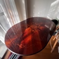 象嵌ダイニングテーブル今月中引き取りで10000円引き