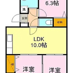 ✨サウスレジデンス✨103号室✨即入居可⭕3LDK⭕敷金/礼金無料⭕静岡県富士宮市⭕JR身延線 源道寺駅 徒歩22分⭕ - 富士宮市