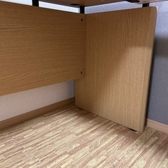 ニトリ PC デスク ワゴン付 サイド変更可能