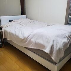 シングルベッド(98cm)フレーム&ニトリマットレス