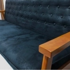 昇降式ダイニングテーブル　ソファ　2点セット