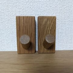 壁に付けられる家具フック2個 無印良品