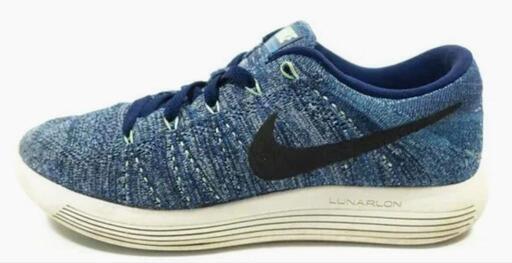 高額品　Nike LunarEpic Flyknit Women’s Blue Knit Lace Up Running Shoes\n\n25cm