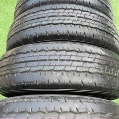 値下げ！新車外し ハイエース純正 タイヤホイール4本 195/80R15 DUNLOP 2023年製