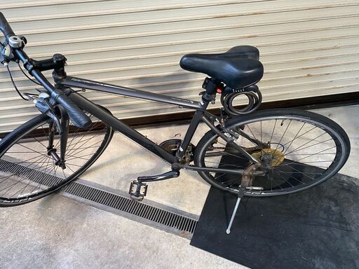 中古●自転車２７インチアサヒアルミ変速付き黒