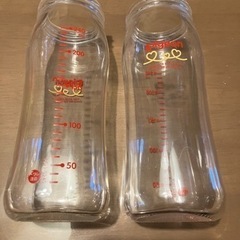 ピジョン　ガラス哺乳瓶　2本［消耗品と交換可］