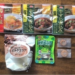 【未開封】食品7点セット 惣菜 飲料 お菓子 定価1,130円相当