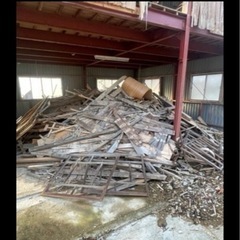 丹波市内　解体廃材　薪用　差し上げます！