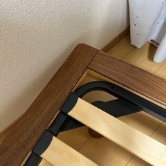 【受付終了】無印良品　ベッドフレーム　セミダブル