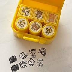 ♥️♥️【ミニミニ】リラックマ トランク型スタンプセット2