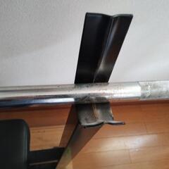 直接引取限定】バーベルセット（シャフト・プレート・ベンチ）。自宅で