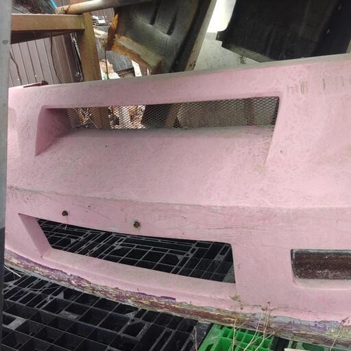 バニングフロントバンパー ちくりん ハイエース100系 フロントバンパー