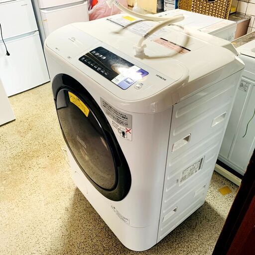 HITACHI　ドラム式洗濯乾燥機　BD-NX120AE4L形　2017年製