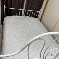 LEIRVIK 廃盤 IKEA人気ダブルベッドフレーム