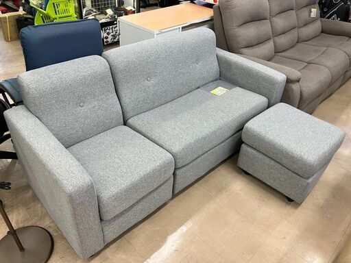 ポケットコイル入りNITORI ニトリカウチ 3P ソファコイル入りでフカフカ170幅美品No371.● ※現金、クレジット、スマホ決済対応※