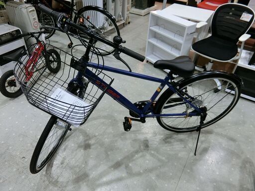 ノースタイル 自転車 6段変速 ネイビー  紺 中古 美品  【モノ市場東海店】141