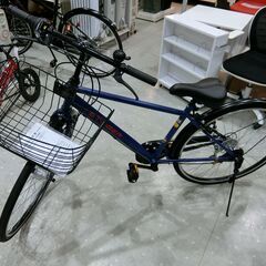 ノースタイル 自転車 6段変速 ネイビー  紺 中古 美品  【...