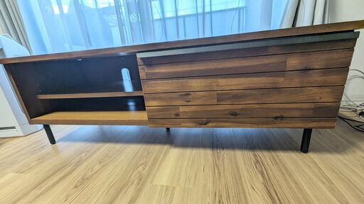 ★美品★unico(ウニコ)　SWELLA(スウェラ) ★TVボード W1200
