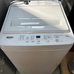 洗濯機　4.5kg ヤマダ　2021年製