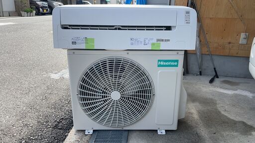 ②Hisense2022年式エアコン8畳専用＠標準工事込み＠大阪市内価格40000円