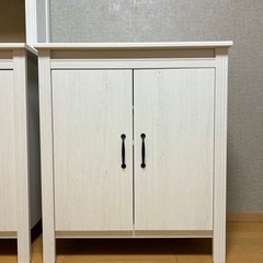 超美品/IKEA(イケア) 食器棚ミドル(キッチンカウンター)※...