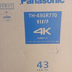 値下げしました　Panasonic43インチ　4KBlu-ray...