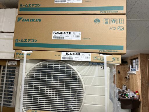 新品03 DAIKIN2023年式6畳専用エアコン62000円＠標準工事込み大阪市内価格
