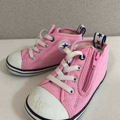 オールスター　コンバース　　ピンク　子供靴　ベビー靴　14.5cm