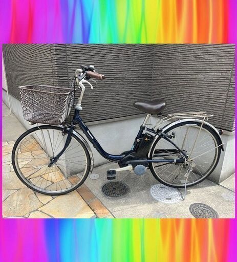 現行バッテリー！超容量12Ah パナソニック Panasonic 電動自転車　電動アシスト自転車　中古　0218ｒ5