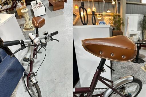 ☆折りたたみ自転車☆ MG-CM16 16インチ サドル大きめ 通勤 通学