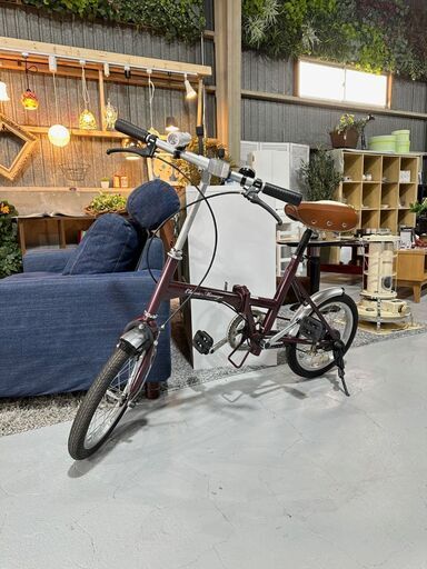 ★折りたたみ自転車★ MG-CM16 16インチ サドル大きめ 通勤 通学 コンパクト 室内保管 サイクリング 持ち運び