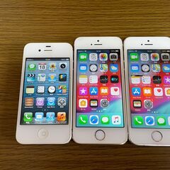 【ジャンク（3台）】iPhone4s、iPhone5s、iPho...