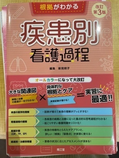【裁断済み】根拠がわかる疾患別看護過程　改訂第3版