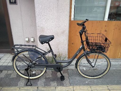 美品☆CARG basket[カーグ バケット]24吋 シティーサイクル シングル/LEDオート