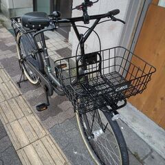 美品☆CARG basket[カーグ バケット]24吋 シティーサイクル シングル/LEDオート