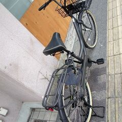 美品☆CARG basket[カーグ バケット]24吋 シティーサイクル シングル/LEDオート