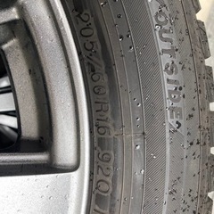 スタッドレスタイヤ　アルミ4本セット ヨコハマアイスガード　7分山