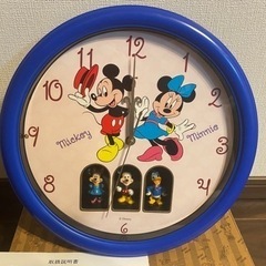 【訳あり】ディズニー　掛け時計