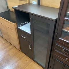 愛品倶楽部柏店】 ヒノキ材 サイドテーブル キャスター付き - その他