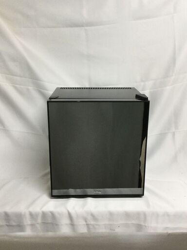 【北見市発】A-STAGE 1ドアミラーガラス冷蔵庫 AR-20L01MG 2021年製 20L 黒 ホテル用冷蔵庫 コンパクト 小型 卓上 旅館 右開き② (E2502wY)