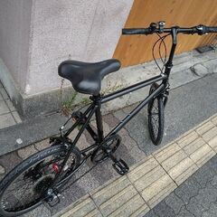 美品☆20吋 ミニベロ(小径車) 6speed/ブラック
