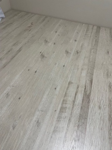 【価格交渉可】ウッドカーペット　※半年前購入！ほとんど使用なしです✨