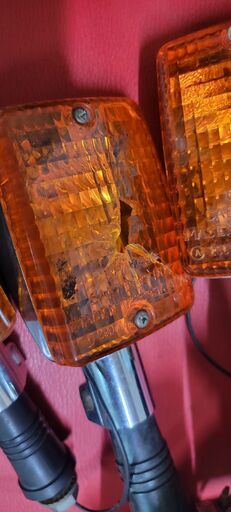 Xj400純正ウィンカーステーつき1台分 xj400 ウインカー前後 リア